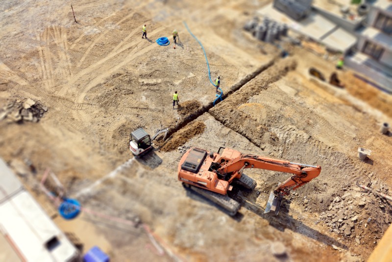 engineers digging